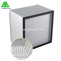 H13 class box type separator hepa filter for laminar air flow hoods